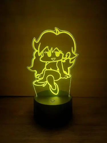 Lampara Led 3d Girlfriend Friday Night Funkin Fnf Decoración