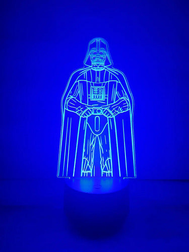 Lámpara Darth Vader Star Wars Led Decoracion Fan Art