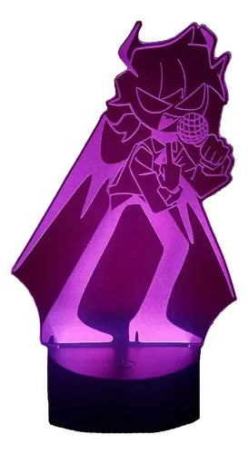 Fnf Selever Lampara Led 3d Personajes Friday Night Funkin