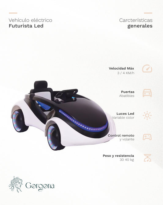 Vehículo Futurista LED