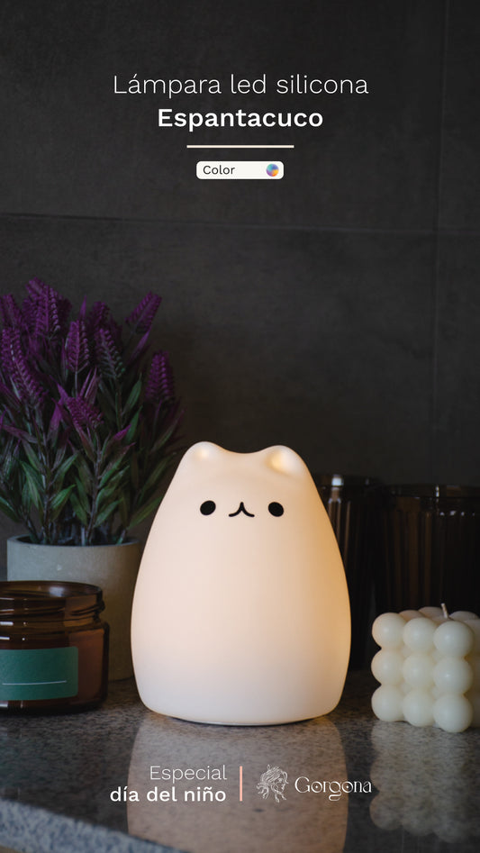 Gato Silicona Luminoso